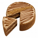 Chocolate Sponge Cake "Caramel and Peanut"